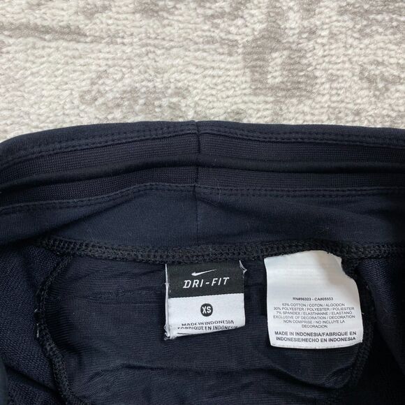 Nike Dri Fit Pants Women's Black 278547 Y2K Ankle Zip Back Pockets Pants Size XS - Picture 6 of 6